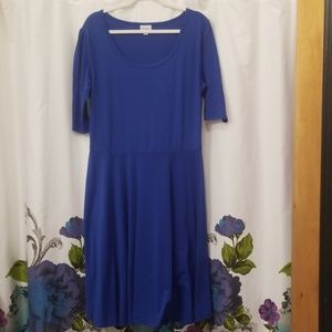 LuLaRoe Dresses - LulaRoe royal blue dress sz 3XL LuLaRoe Dresses - LulaRoe royal blue dress sz 3XL
